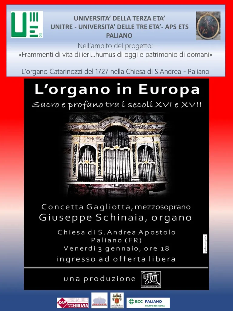 immagine per L’organo in Europa – Paliano